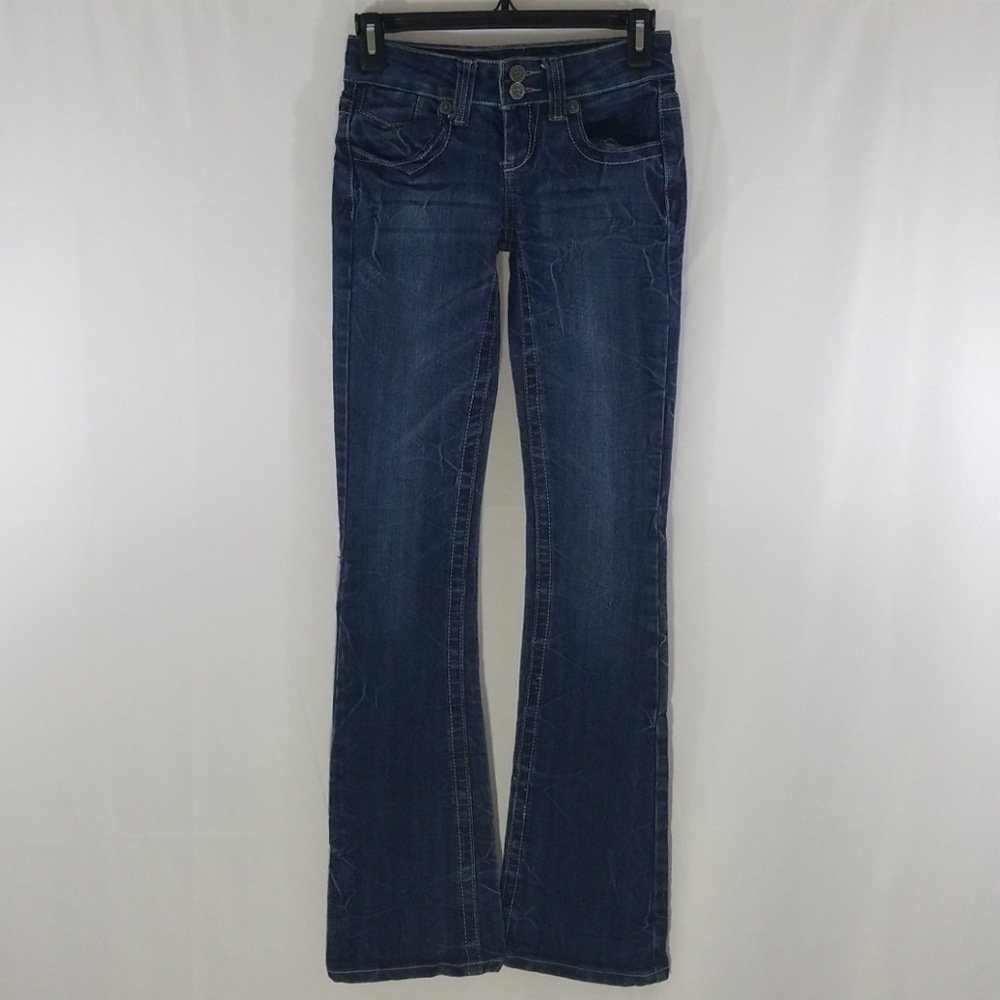 Vanilla Star boot cut crinkle jeans  Size 0
